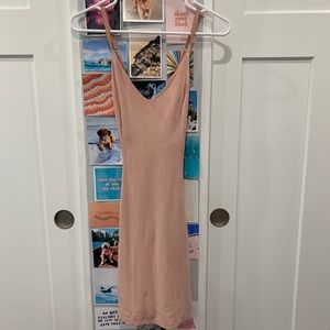 Windsor Pink Suede Dress
